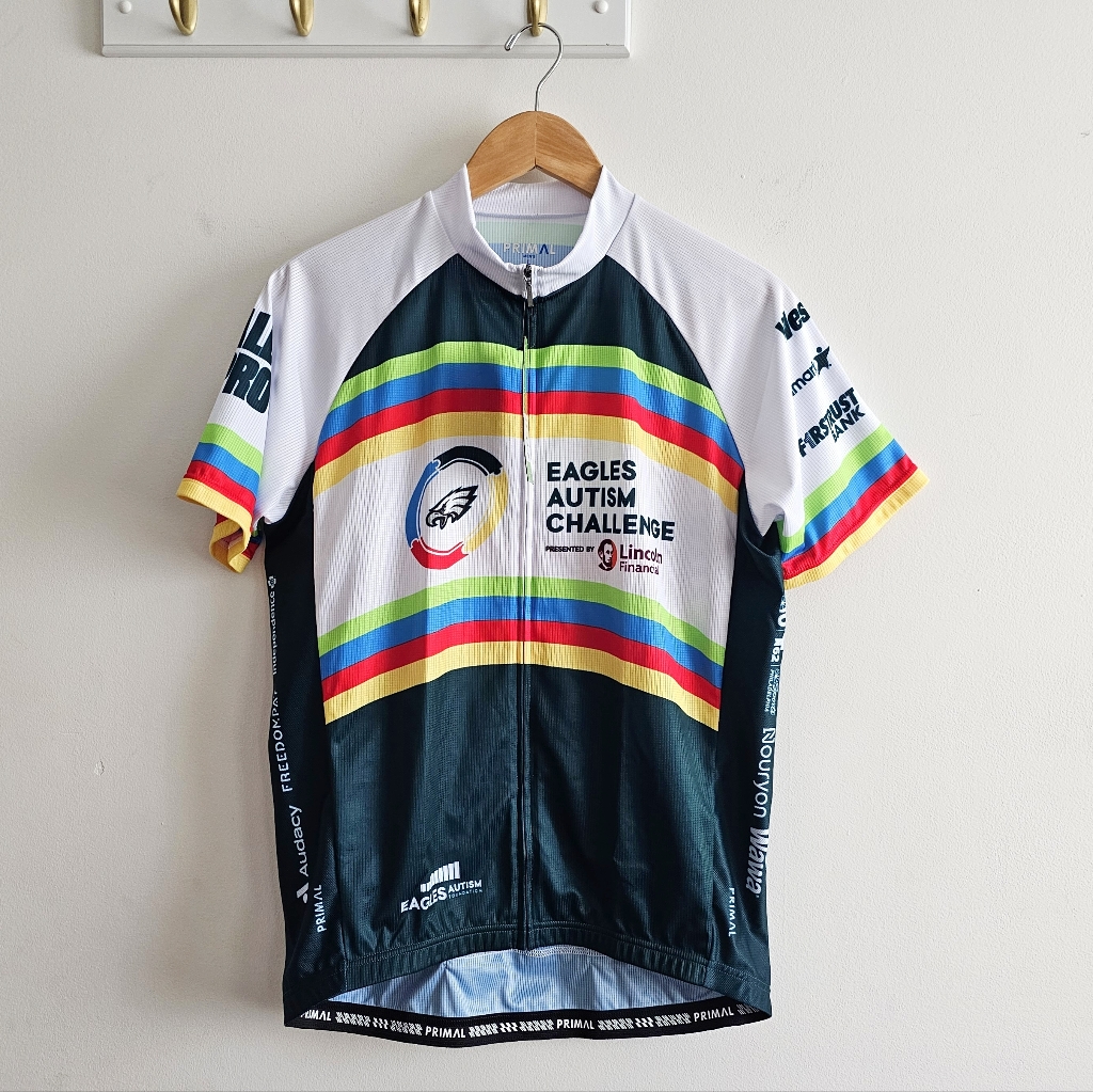 Nwt Primal Eagles Autism Challenge 2025 All Pro Cycling Jersey Men’s Large